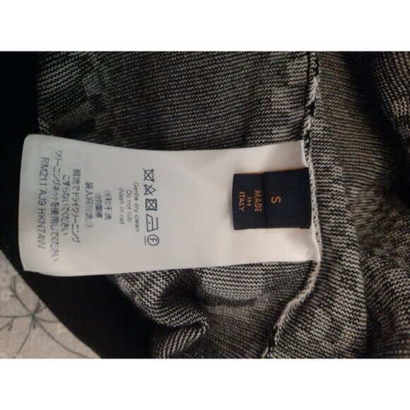 Louis Vuitton Black & White Distorted Damier Sweater - Picture 6 of 12